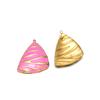 5pcs Stainless Steel Enamel Triangle Charms for DIY Jewelry Findings Necklace Pendant Bracelets Earrings Making Eardrop Supplies
