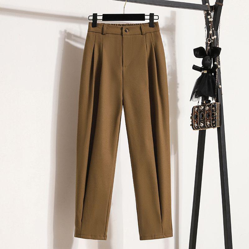 2026 Spring New Plus Size Carrot Pants: Slimming, Loose, Versatile, and High Quality for Women
