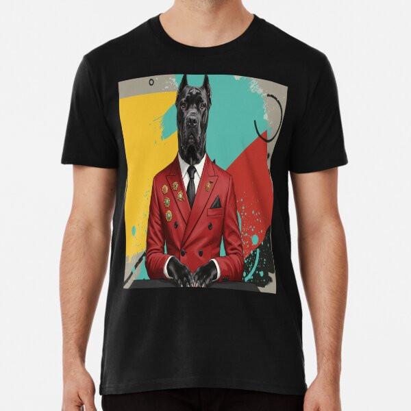 Abstract dog Premium T-Shirt S to 5XL Made in the AU/USA T-Shirt