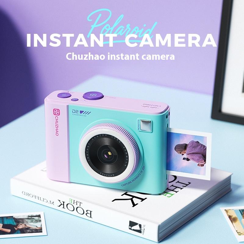 New Polaroid Camera Mini Film Camera Print Color Photos Instant Print Digital Camera For Chu zhao