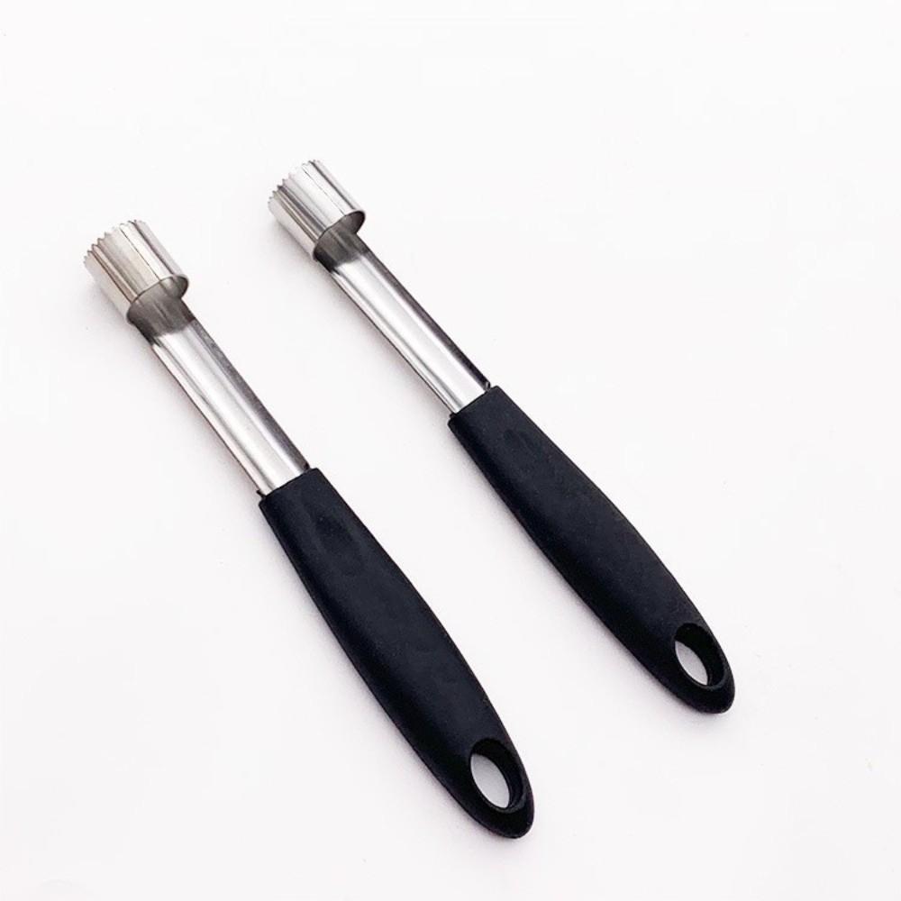 2pcs Stainless Steel Fruit Corer Labor-saving Multi-Functional Fruit Cutter Plastic Handle Portable Fruit Core Remover