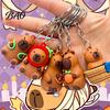 Party Favors 2026 Advent Calendar, 24 Days Cute Animal Keychains Christmas Countdown Tree Hanging Ornaments Mini 3D Collectible Figures, Holiday Gift