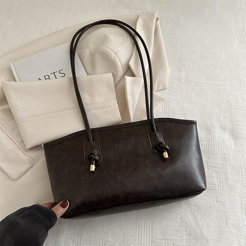 Bolsa de grande capacidade feminina outono e inverno nova moda bolsa de ombro para o trabalho design casual de nicho bolsa tote personalizada