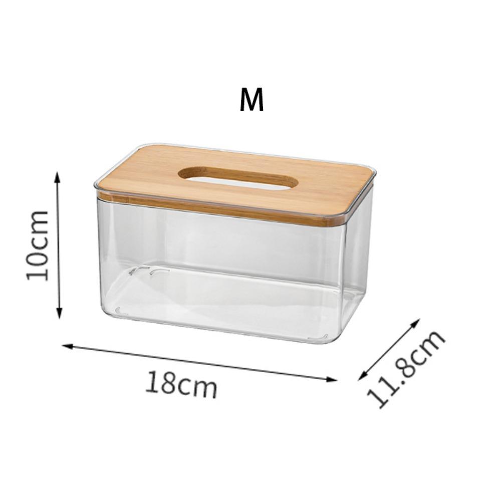 Square Tissue Holder Paper Box Living Table Tissue Box Creative Clear Tissue Box
