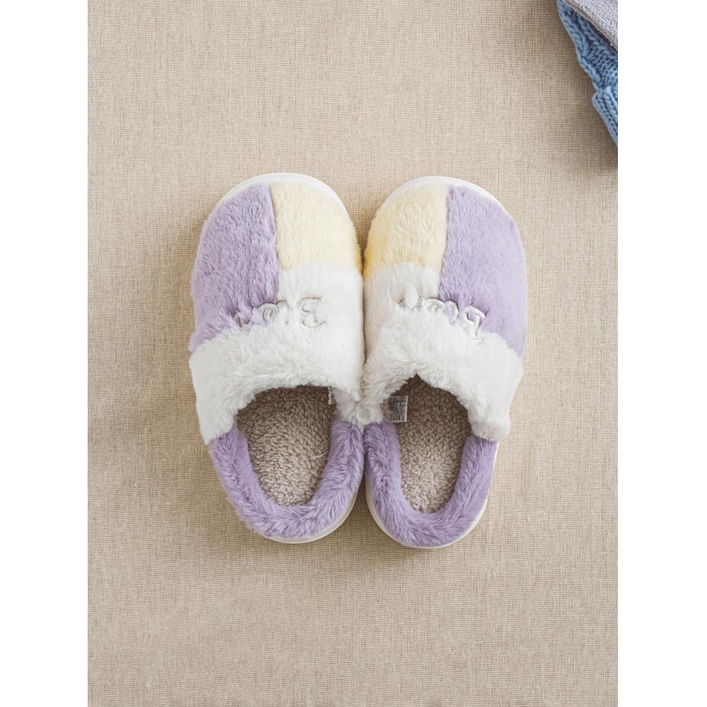 

Туфли для гостиной Daiso Embroidered Point Fur 230 250 мм Фиолетовый