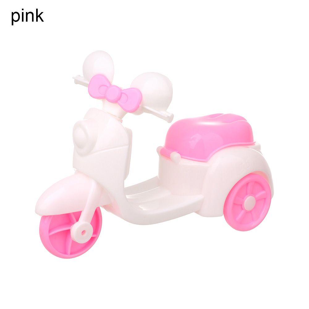Scale Kids Toy Doll House Ornaments Resin Craft Dollhouse Motorcycle Miniature Tricycle Fairy Garden Dolls Accessories
