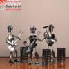 Iron Man Metal Pen Holder Ornament for Desktop or Living Room