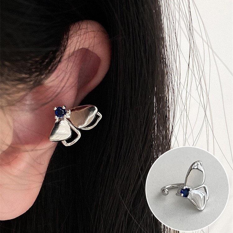 Korean Style S925 Sterling Silver Multi-Layer Pearl No-Pierce Ear Cuff – Women's Retro Elegant Earrings, Niche Ear Jewelry.