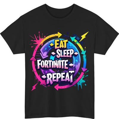 Mangia Dormi Gioca Ripeti T-shirt T-shirt da Gamer onsole pc t-shirt da gioco online