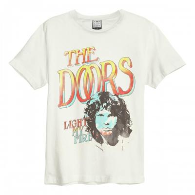 Amplified Unisex Adult Light My Fire The Doors T-Shirt