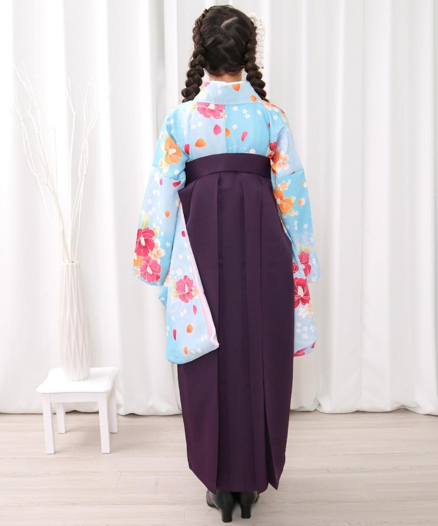 Hakama Graduation Elementary School Graduation Ceremony Elementary School Hakama Hakama Gorgeous Junior Cold Camellia in Wind Hakama String Bottom