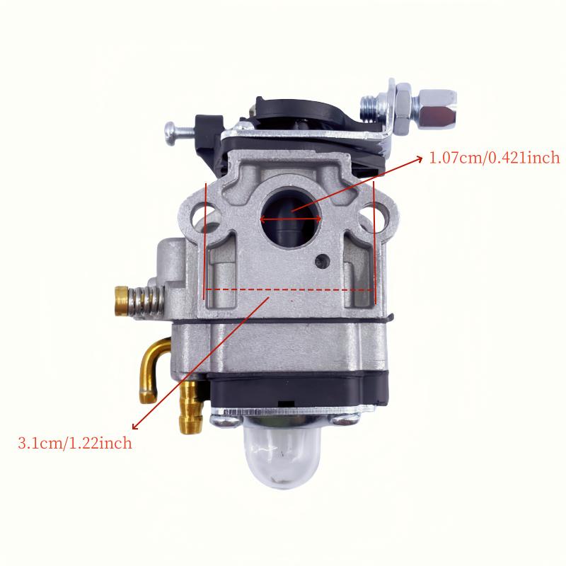 10mm Carburetor For Redmax TU26 1E34F BC250 HB250 BT250 Echo BRD280 PE280 Walbro WYK-353 WYJ-117 WYJ-25 Brush cutter Engine