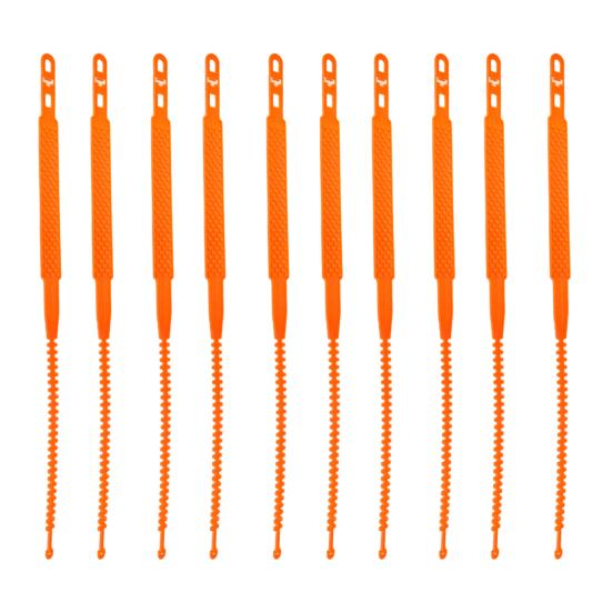 Universelle Schneeketten für SUV-Trucks Tragbare Notfall-Anti-Rutsch-PE-Kunststoff-Kabelbinder für schlammige eisige Straßen Schnellmontage Traktionshilfe für den Winter