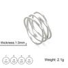 Women Cross Rings Stainless Steel Gold Color Minimalist Geometric Lines Ring Trend Wedding Jewelry Valentine Gift