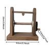 Hand Crank Rotation Photo Frame Wood Material Creative Design Hand Crank Photo Album Rotation Frame Desk Photo Book