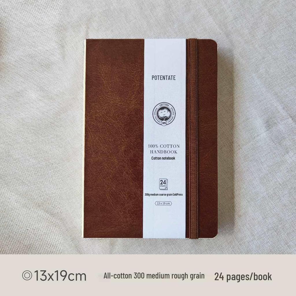 Custom Watercolor Accordion Fold Journal - 300g Paper, Compact and Convenient