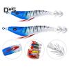 10.7CM/6.5G Bionic Shrimp Lure with Squid Hook Glow-in-the-dark Realistic Artificial Bait Saltwater Freshwater Bass Walleye Trout Fishing Accessories