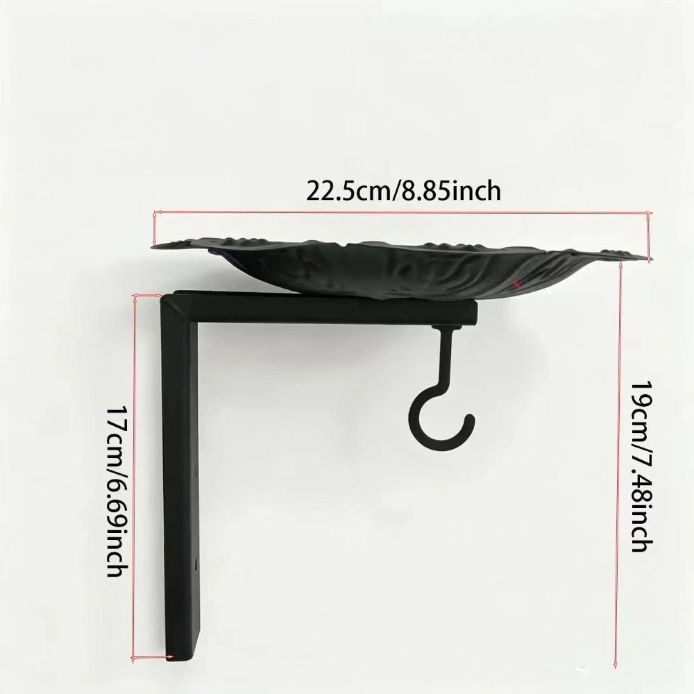 Cast Iron Wall Mounted Bird Feeder Vintage Metal Bird Bath Bird Feeding Station Outdoor