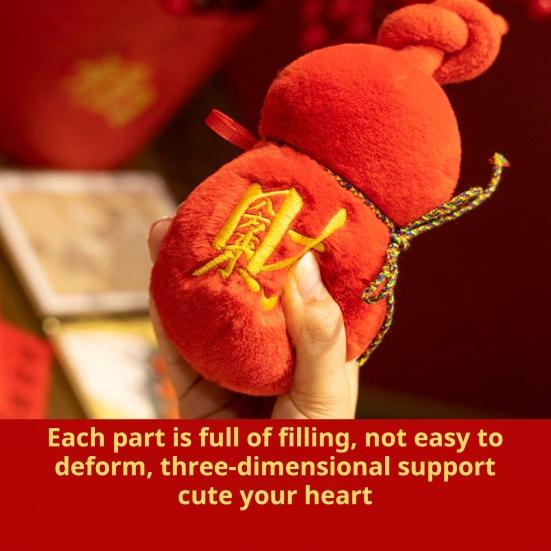 Gourd Stuffed Animal Chinese Zodiacs Gourd Plush Chinese New Year Plush Gourd