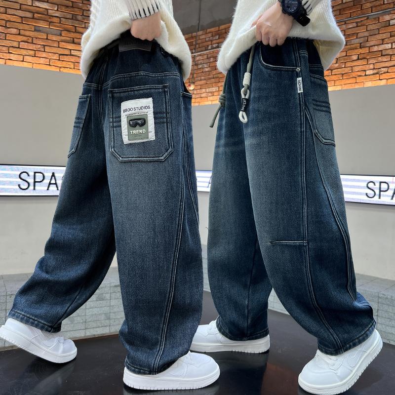 Jungenhosen für Frühling und Herbst, Kinderjeans für den Herbst, Freizeithosen für Jungen für den Herbst