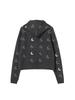 NYXX Moon Knitted Zip-Up Hoodie Charcoal