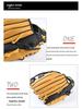 Cen Cen Młodzieżowa Dwupowłokowa Skórzana Rękawica Baseballowa & Softballowa - Ręka Lewa/Prawa Rękawica Pałkarza
