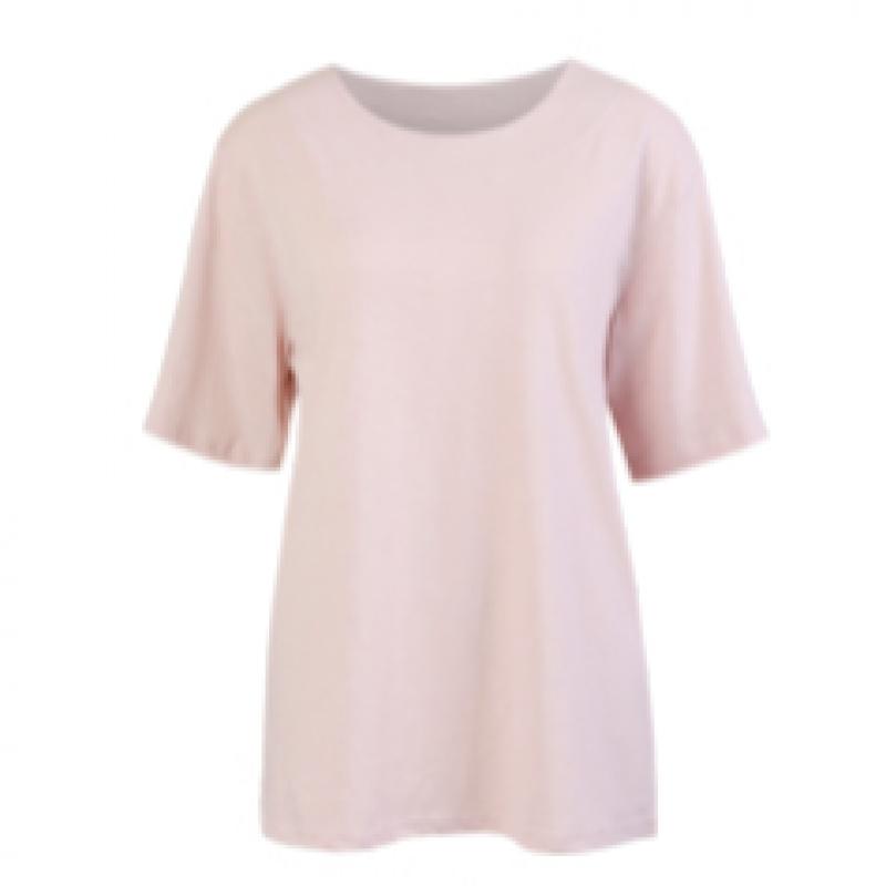 Shop   Women Simple Slim Plain Tee Dark Red Dai Wsh 0240