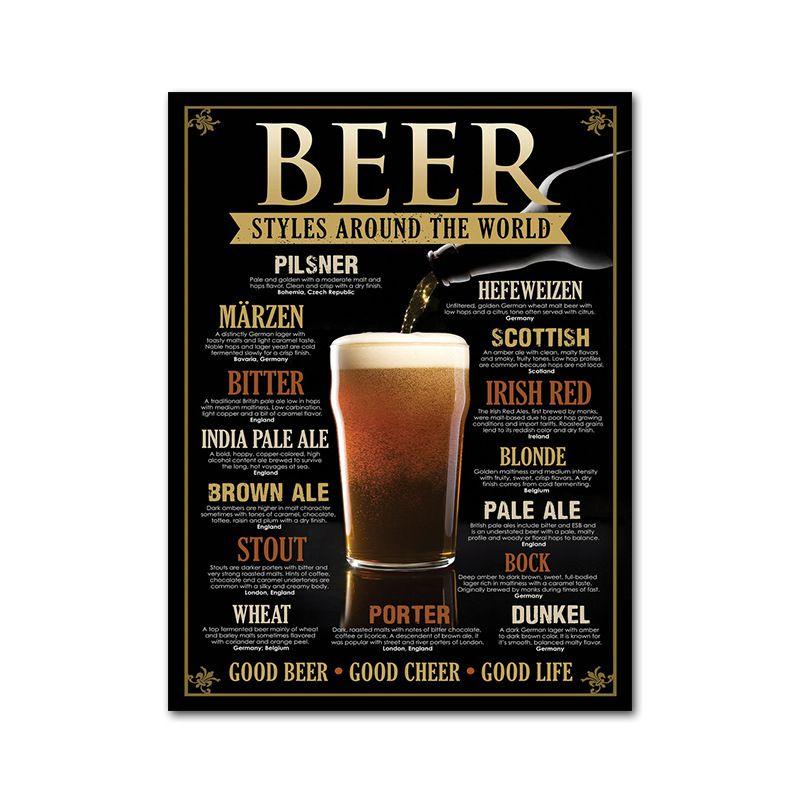 Timeless Cafe Bar Pub Beer Vintage Art For Stylish Living Room Decoration