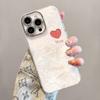 Korean Style Heart Chain Case for iPhone 13-17 Pro Max