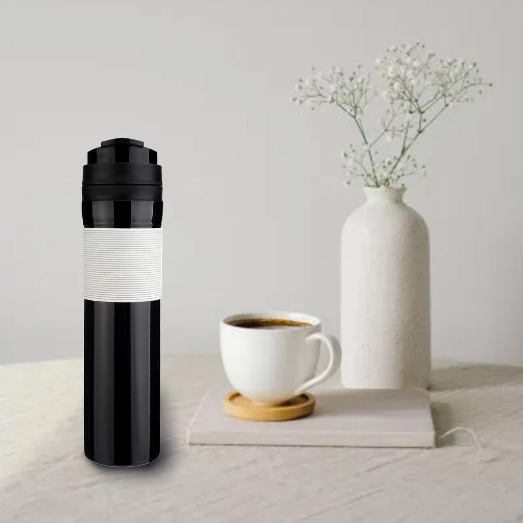 Hrnek na kávu French Press s filtrem Plastový přenosný kávovar na ovocný čaj pro každodenní a cestovní použití