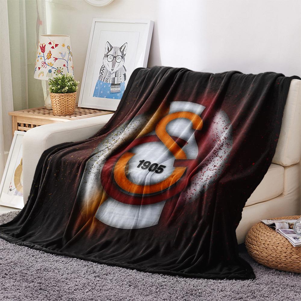 Galatasaray SK2 Flannel Blanket, High Quality Comfortable for All Seasons, Home Decor, Warmth and Comfort