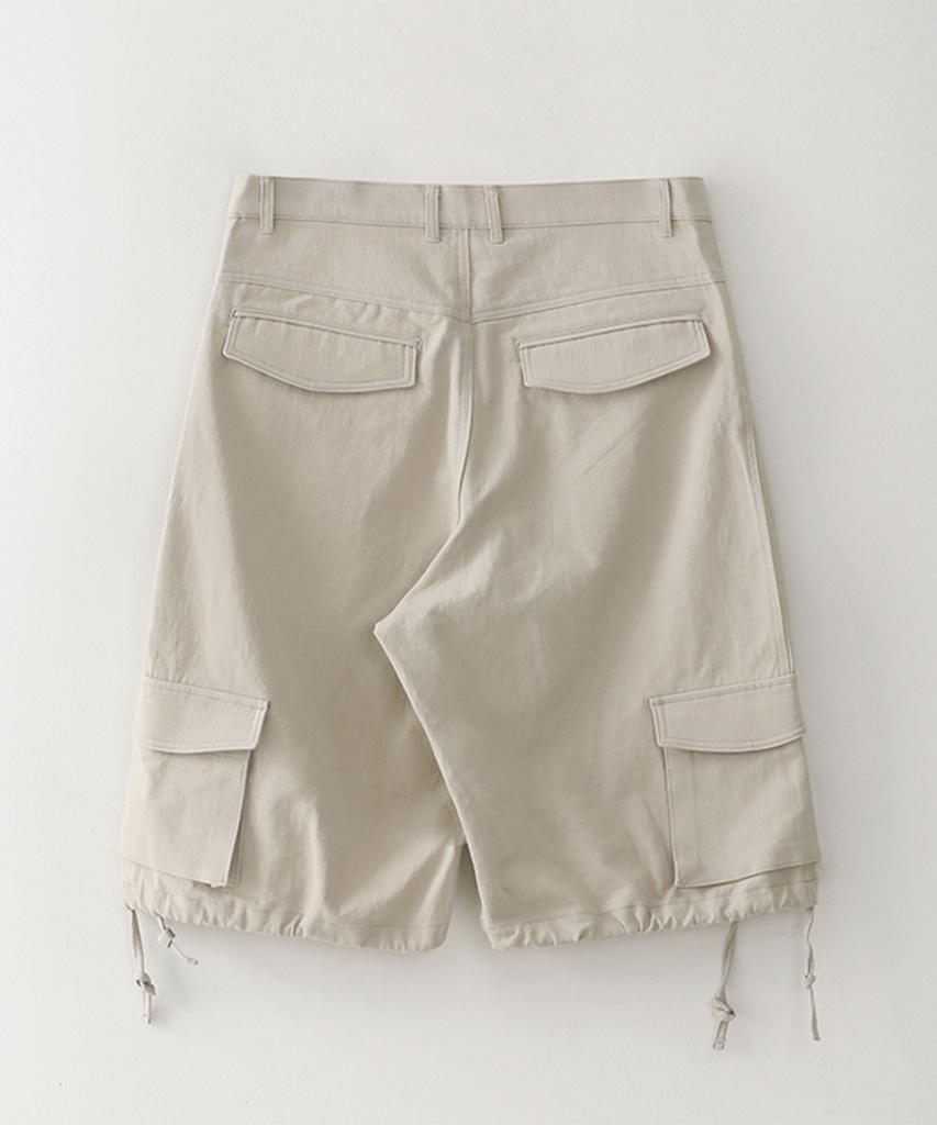 Beullusseonpeullawo Utility Washed Cargo Bermuda Pants