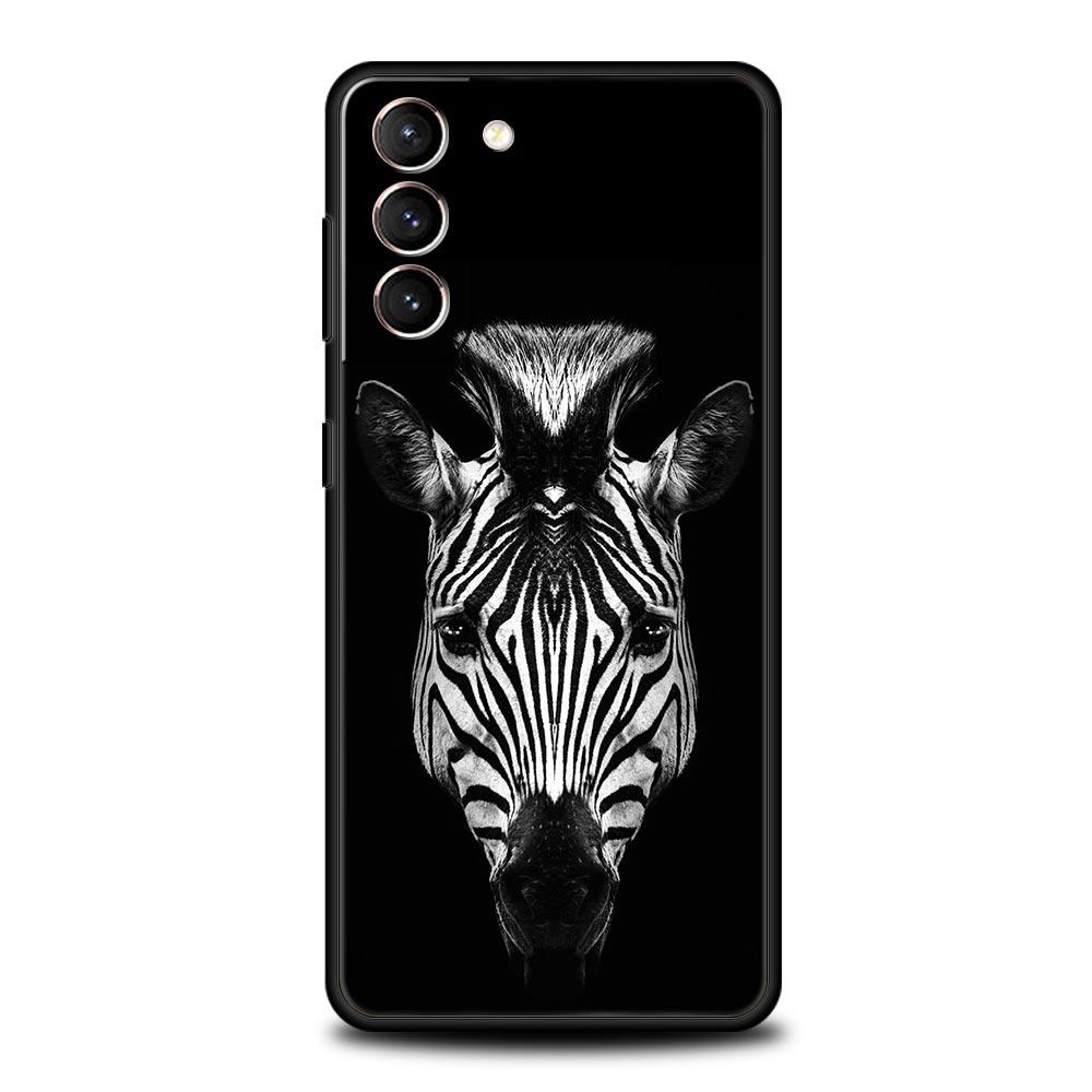 Animals Horse Deer Giant Panda Phone Case For Samsung Galaxy S23 S22 S21 S20 FE Ultra 5G S10 S10E S9 S8 Plus 10 20 Soft Cover