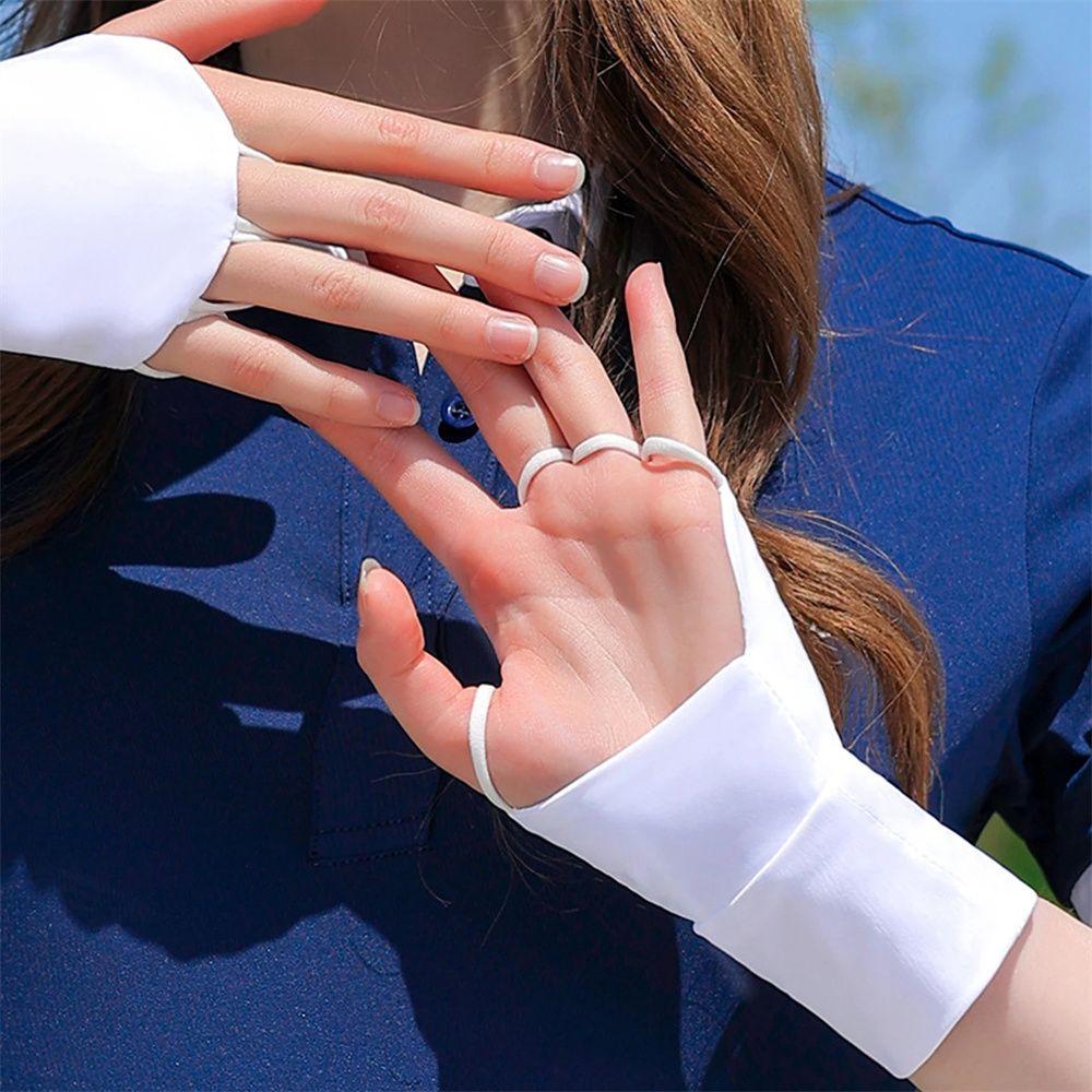 Silk Sunscreen Right Left Hand Golf Gloves Golf Half Finger Glove Women Golf Gloves Sports Gloves