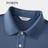 PORTS Men's Blended Classic Breathable Short Sleeve Polo Shirt