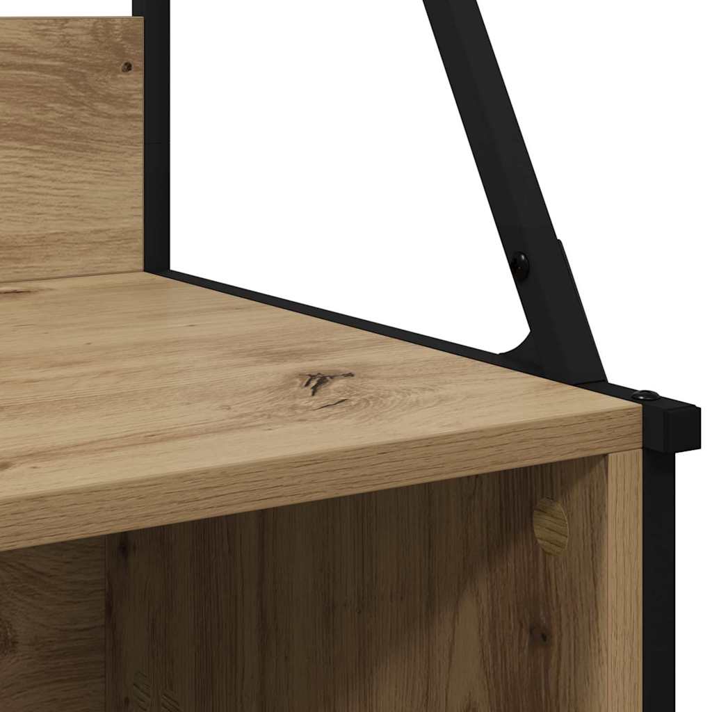 Clothing Rack Artisan Oak 100 X 41 X 184 Cm Wood Based Material