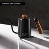 Giannxi Wooden Handle Small Temperature Controlled Water Bottle Portable Long Mouth Pot Stainless Steel Professional Coffee Pot