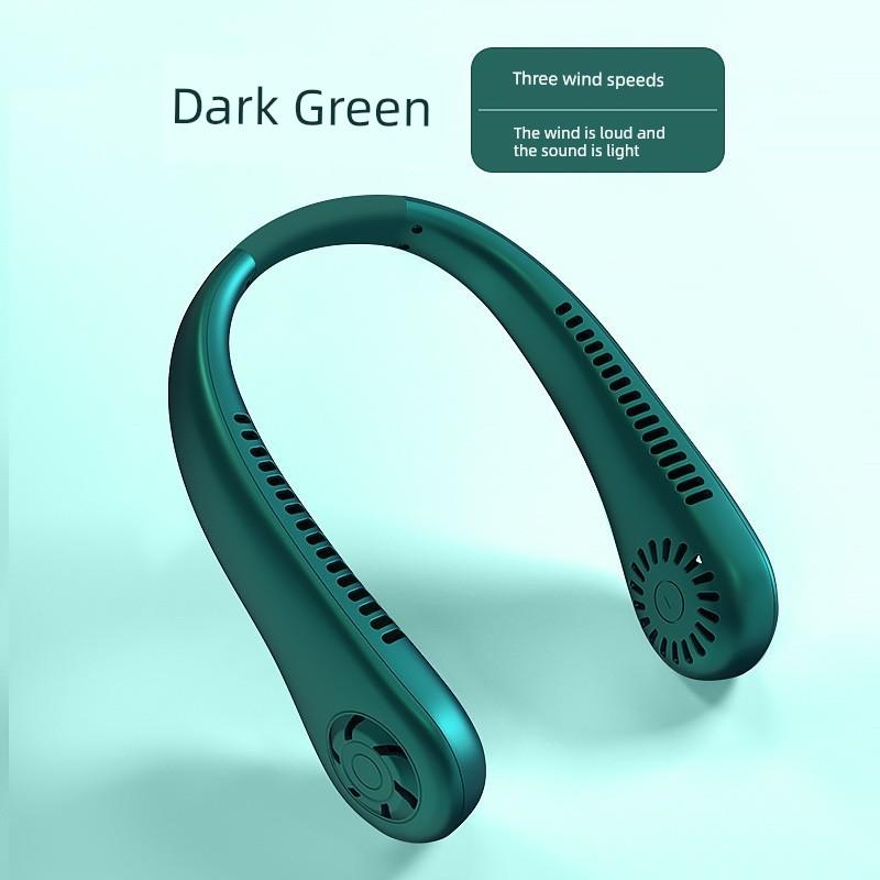 German Neck-Hanging Fan, Portable and Convenient Cooling Device for Lazy People, Mini Strong Wind, Silent, Powerful, Cooling, Refreshing, Lightweight