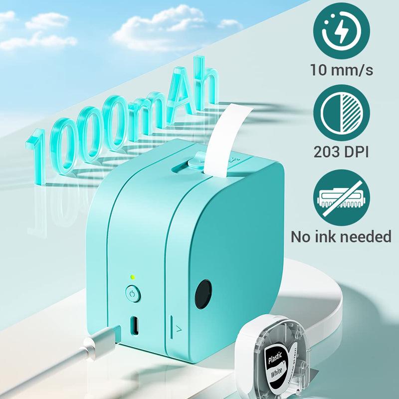 Phomemo P12 PRO Bluetooth Mini Thermal Label Printer with Inkless Lithium Battery