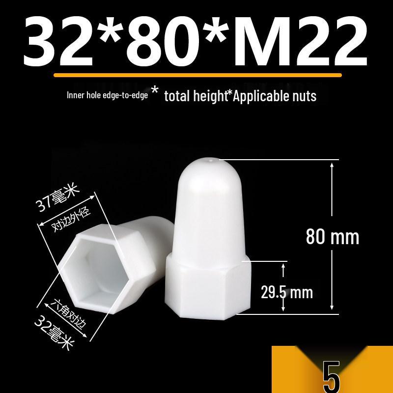 Hexagonal Nut Bolt Protective Plastic Decorative Cap Sleeve
