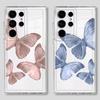 Phone Cover Case for Samsung Galaxy S26 S23 Ultra S24 S22 FE Note 20 Ultra 10 S21 S20 Plus S25 Edge Printed Butterfly