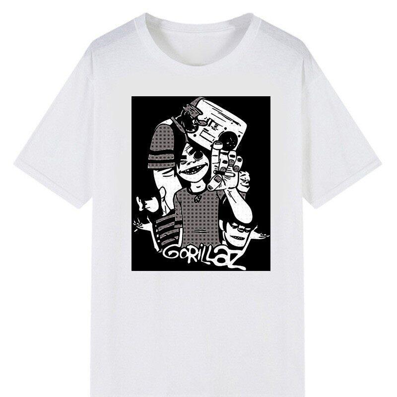 2026 Harajuku Anime Shirt Gorillaz Adult Great Quality Tshirt Graphic Tshirt Highend Luxury Unisex Style Both Of Unisex And Unisex