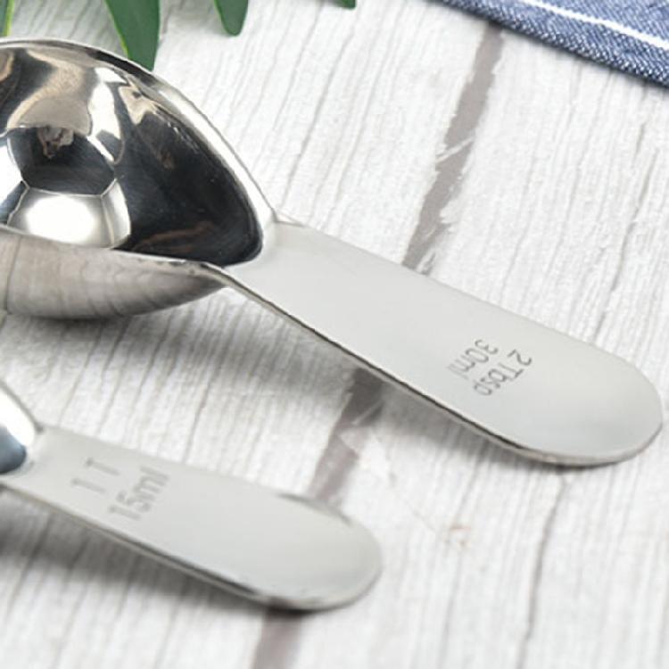 1 Coffee Scoop Stainless Steel 15/30ml Coffee Spoons Tablespoon Measuring Spoons Comfortable  Grip  with Short Hand
