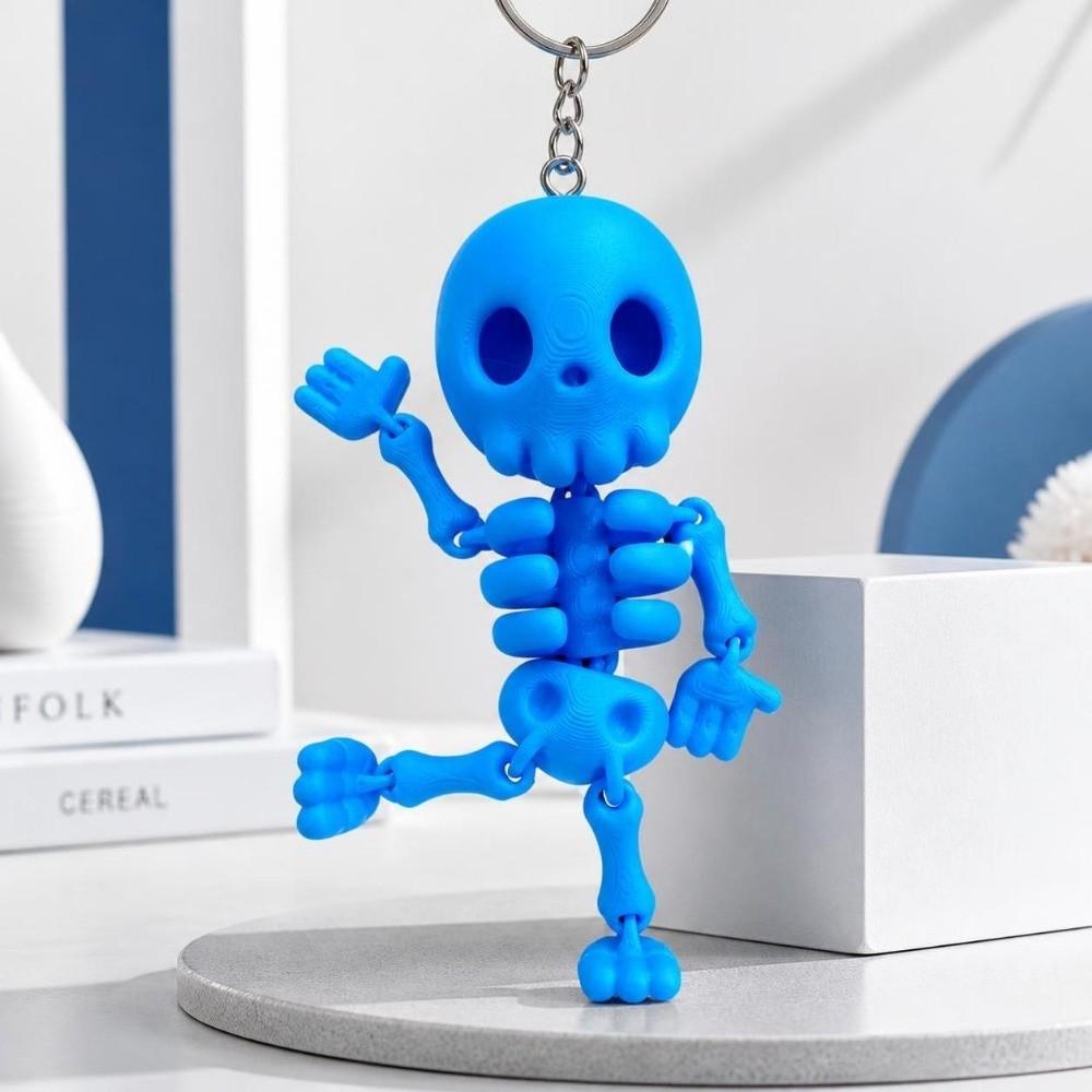 Decoration Skeleton Keychain 3D Printed Skull Bag Charm  Home Decoration