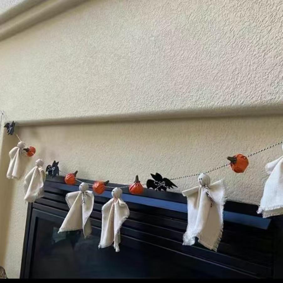 Halloween Decorations, Farmhouse Decorations, Halloween Party Supplies, Ghost Ornaments, Ghost Face Designs, Party Decorations