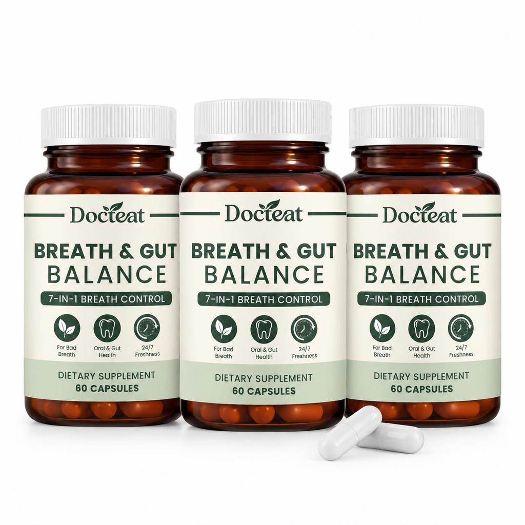 Breath & Gut Balance 7-in-1 Supplement (60 Capsules)