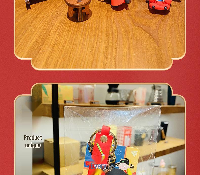 Good Luck Gaokao Keychain: Little Champion Exam Pendant & Graduation Souvenir