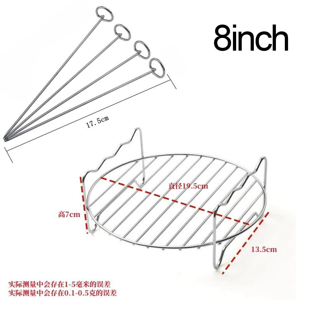 Stainless Steel Cookware Steamer Rack Cooking Baking Pot Stand AirfryerGrill Food Accessories Kitchen Steaming Racks Grid