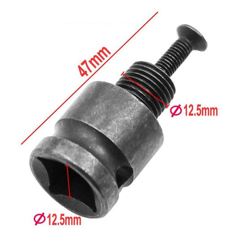 Keyless Drill Chuck Clip Thread Drill Bit Adapter For Impact Drill Unique Patent Locking Function 3/8-24UNF 0.8-10MM