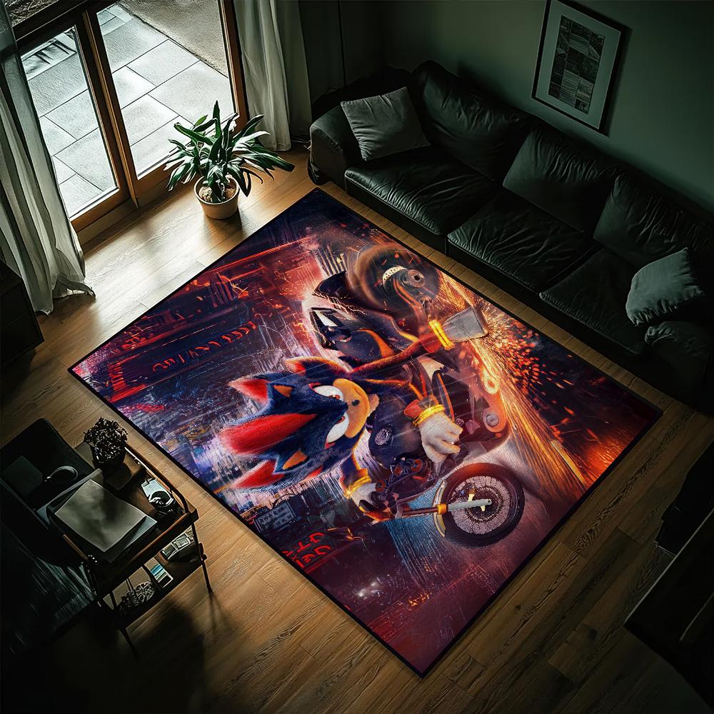 Anime S-Shadow H-Hedgehog Carpet Bedside Kitchen Bath Living Home House Bedroom Floor Mat Doormat Large Carpet Rug Decoration